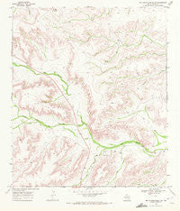 Big Canyon Ranch NW Texas Historical topographic map, 1:24000 scale, 7.5 X 7.5 Minute, Year 1969