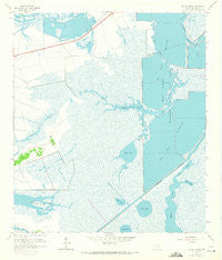 Big Hill Bayou Texas Historical topographic map, 1:24000 scale, 7.5 X 7.5 Minute, Year 1962