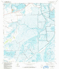 Big Hill Bayou Texas Historical topographic map, 1:24000 scale, 7.5 X 7.5 Minute, Year 1993