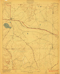 Big Lake Texas Historical topographic map, 1:62500 scale, 15 X 15 Minute, Year 1922