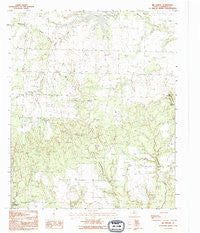 Big Mound Texas Historical topographic map, 1:24000 scale, 7.5 X 7.5 Minute, Year 1990