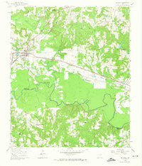 Big Sandy Texas Historical topographic map, 1:24000 scale, 7.5 X 7.5 Minute, Year 1960