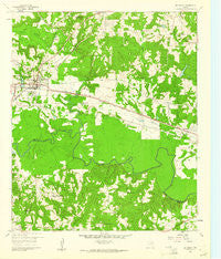 Big Sandy Texas Historical topographic map, 1:24000 scale, 7.5 X 7.5 Minute, Year 1960