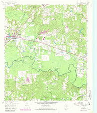 Big Sandy Texas Historical topographic map, 1:24000 scale, 7.5 X 7.5 Minute, Year 1960