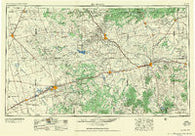 Big Spring Texas Historical topographic map, 1:250000 scale, 1 X 2 Degree, Year 1958