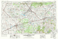 Big Spring Texas Historical topographic map, 1:250000 scale, 1 X 2 Degree, Year 1954