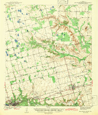 Big Spring North Texas Historical topographic map, 1:62500 scale, 15 X 15 Minute, Year 1942