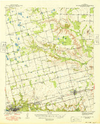 Big Spring North Texas Historical topographic map, 1:62500 scale, 15 X 15 Minute, Year 1971