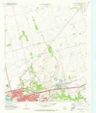 Big Spring North Texas Historical topographic map, 1:24000 scale, 7.5 X 7.5 Minute, Year 1965