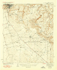 Big Spring South Texas Historical topographic map, 1:62500 scale, 15 X 15 Minute, Year 1941