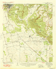 Big Spring South Texas Historical topographic map, 1:62500 scale, 15 X 15 Minute, Year 1941