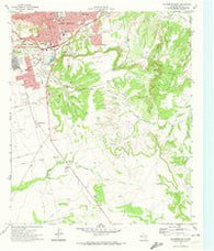Big Spring South Texas Historical topographic map, 1:24000 scale, 7.5 X 7.5 Minute, Year 1971