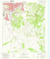 Big Spring South Texas Historical topographic map, 1:24000 scale, 7.5 X 7.5 Minute, Year 1971