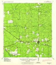 Big Wells Texas Historical topographic map, 1:62500 scale, 15 X 15 Minute, Year 1939