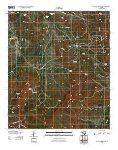 Big Aguja Mountain Texas Historical topographic map, 1:24000 scale, 7.5 X 7.5 Minute, Year 2010