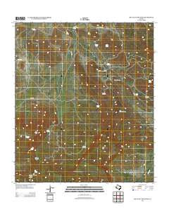 Big Aguja Mountain Texas Historical topographic map, 1:24000 scale, 7.5 X 7.5 Minute, Year 2012
