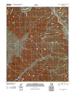 Big Betty Reservoir Texas Historical topographic map, 1:24000 scale, 7.5 X 7.5 Minute, Year 2010