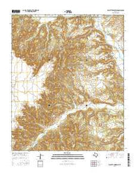 Big Betty Reservoir Texas Current topographic map, 1:24000 scale, 7.5 X 7.5 Minute, Year 2016
