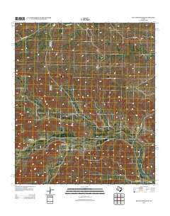 Big Canyon Ranch Texas Historical topographic map, 1:24000 scale, 7.5 X 7.5 Minute, Year 2012