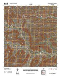Big Canyon Ranch NW Texas Historical topographic map, 1:24000 scale, 7.5 X 7.5 Minute, Year 2010