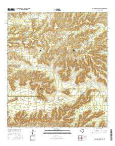 Big Canyon Ranch SW Texas Current topographic map, 1:24000 scale, 7.5 X 7.5 Minute, Year 2016