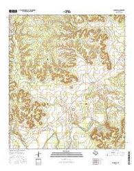 Big Draw Texas Current topographic map, 1:24000 scale, 7.5 X 7.5 Minute, Year 2016