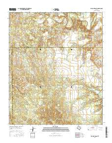 Big Four Ranch Texas Current topographic map, 1:24000 scale, 7.5 X 7.5 Minute, Year 2016