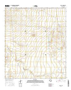 Big Hill Texas Current topographic map, 1:24000 scale, 7.5 X 7.5 Minute, Year 2016
