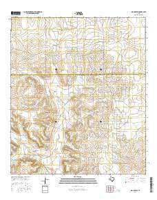 Big Lake SW Texas Current topographic map, 1:24000 scale, 7.5 X 7.5 Minute, Year 2016