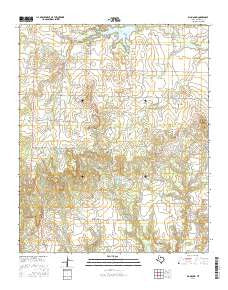 Big Mound Texas Current topographic map, 1:24000 scale, 7.5 X 7.5 Minute, Year 2016