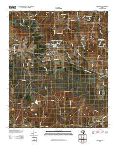 Big Sandy Texas Historical topographic map, 1:24000 scale, 7.5 X 7.5 Minute, Year 2010