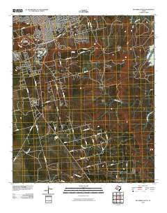Big Spring South Texas Historical topographic map, 1:24000 scale, 7.5 X 7.5 Minute, Year 2010