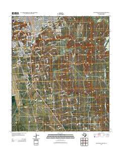 Big Spring South Texas Historical topographic map, 1:24000 scale, 7.5 X 7.5 Minute, Year 2012