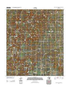 Big Valley North Texas Historical topographic map, 1:24000 scale, 7.5 X 7.5 Minute, Year 2012
