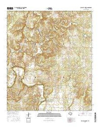 Big Valley North Texas Current topographic map, 1:24000 scale, 7.5 X 7.5 Minute, Year 2016