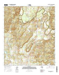 Big Valley South Texas Current topographic map, 1:24000 scale, 7.5 X 7.5 Minute, Year 2016