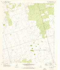 Bigby Corner Texas Historical topographic map, 1:24000 scale, 7.5 X 7.5 Minute, Year 1973