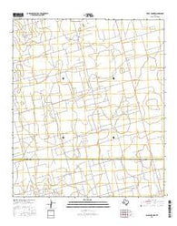Bigby Corner Texas Current topographic map, 1:24000 scale, 7.5 X 7.5 Minute, Year 2016