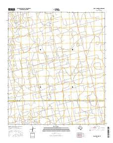 Bigby Corner Texas Current topographic map, 1:24000 scale, 7.5 X 7.5 Minute, Year 2016