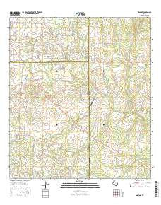 Bigfoot Texas Current topographic map, 1:24000 scale, 7.5 X 7.5 Minute, Year 2016