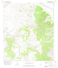 Bird Mountain Texas Historical topographic map, 1:24000 scale, 7.5 X 7.5 Minute, Year 1972
