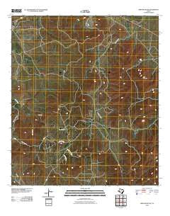 Bird Mountain Texas Historical topographic map, 1:24000 scale, 7.5 X 7.5 Minute, Year 2010