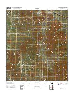 Bird Mountain Texas Historical topographic map, 1:24000 scale, 7.5 X 7.5 Minute, Year 2012