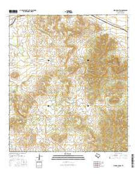 Bird Mountain Texas Current topographic map, 1:24000 scale, 7.5 X 7.5 Minute, Year 2016