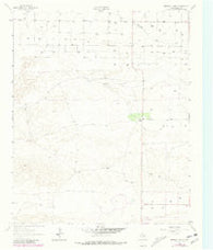 Birdwell Ranch Texas Historical topographic map, 1:24000 scale, 7.5 X 7.5 Minute, Year 1962