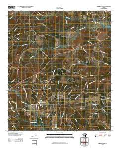 Birdwell Lake Texas Historical topographic map, 1:24000 scale, 7.5 X 7.5 Minute, Year 2010