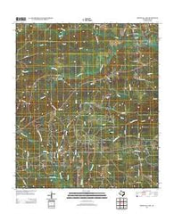 Birdwell Lake Texas Historical topographic map, 1:24000 scale, 7.5 X 7.5 Minute, Year 2013
