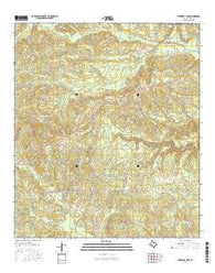 Birdwell Lake Texas Current topographic map, 1:24000 scale, 7.5 X 7.5 Minute, Year 2016