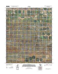 Birdwell Ranch Texas Historical topographic map, 1:24000 scale, 7.5 X 7.5 Minute, Year 2012