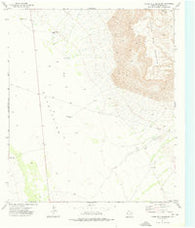 Bitter Well Mountain Texas Historical topographic map, 1:24000 scale, 7.5 X 7.5 Minute, Year 1973
